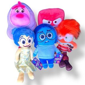 Plush Toy Set - Inside Out 2 Characters